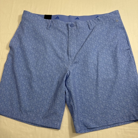 adidas Ultimate 365 Golf Floral Print Shorts 9" HR7936 Blue  MENS 38 NWT - Picture 1 of 6